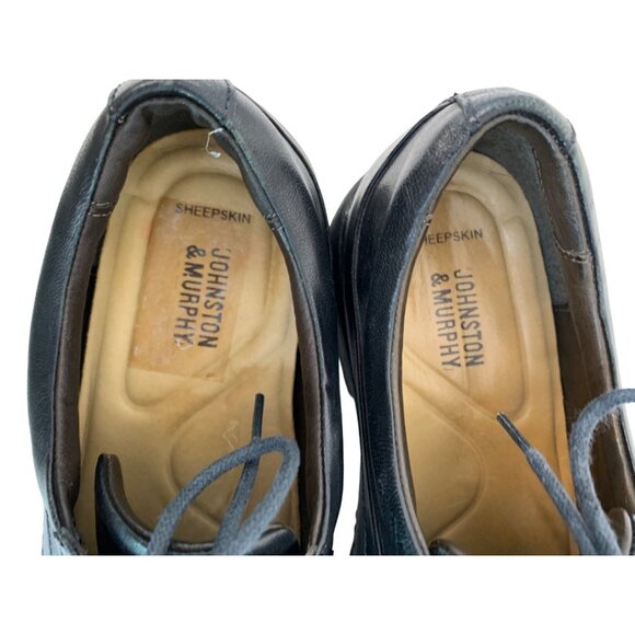 Johnston & Murphy Men\'s Tilden Leather Dress Shoes Size 8.5M J&M Flex 7441 Black main image 10